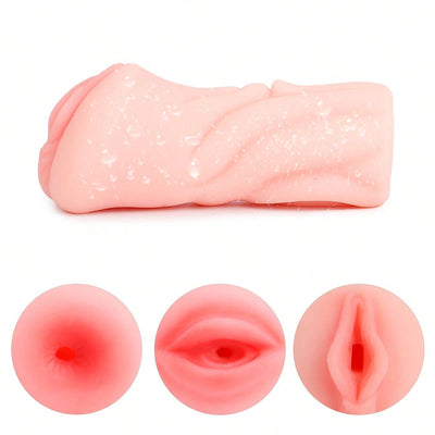 3D Soft Realistic Vagina Pocket Pussy Stroker Male Masturbators Penis TPE Masturbation Sleeve Sex Toys For Men3D Soft Realistic Vagina Pussy Stroker อวัยวะเพศชาย TPE ช่วยตัวเอง ของเล่นทางเพศสำหรับผู้ชาย