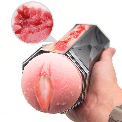 Male Masturbaters Automatic HandsFree Masturbator Cup Sucking Stroker Men Sex Toys Male Masturbators Cup Sex Toys Suction Cup, Multi Speed Vibrating Penis Vibrator Men Sex Toys, Male Masturbator Lasting Delay Endurance Exer Penis Massager Trainer