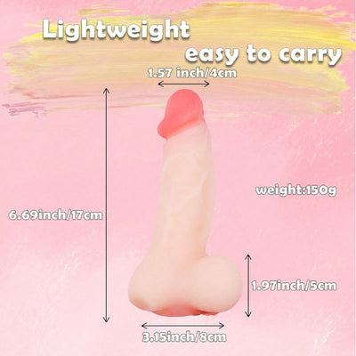 Silicone Soft 2 In 1 Design Lifelike Dildo Realistic Vagina Pocket Pussy Masturbator Adult Sex Toys, Unisex Masturbators Dildos Ass Sex Toy With Vivid Penis Sleeve Extender For Male Women Couple