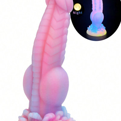 Realistic Dog Dildo, 8.5inch Thick Monster Dildos With Knot Huge Pink Strap On Dildo Anal Dildo With Suction Cup For Women Men Couple Play