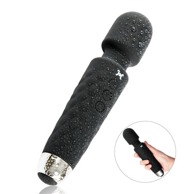 Female sex toys electric vibrator 8 Speeds 20 Frequencies Vibrating AV Clitoral G-Spot Massager ของเล่นทางเพศสำหรับผู้หญิง เครื่องสั่นไฟฟ้า 8 สปีด 20 ความถี่ เครื่องนวดกระตุ้นจุด G คลิตอริส AV
