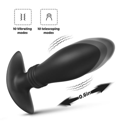 Colossus 10 Vibrating Thrusts Remote P-spot Anal Massager Male sex toys electric masturbator
