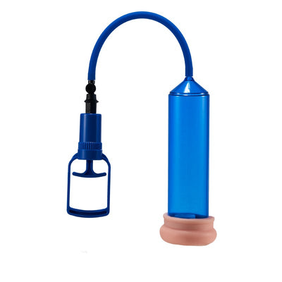Blue Penis Enlargement Pump with Trigger Blue Chamber Tight Seal Men's sex toys enlarger quick erection เครื่องปั๊มขยายขนาดอวัยวะเพศชายสีน้ำเงินพร้อมไกปืน ห้องสีน้ำเงิน ซีลแน่น ของเล่นทางเพศสำหรับผู้ชาย เครื่องขยายขนาดอวัยวะเพศชายอย่างรวดเร็ว