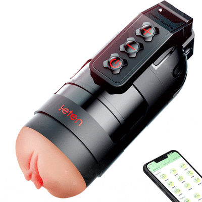 Leten 10 Vibrating Masturbator and Pussy Pockets 2 in 1 APP Control จัดส่งจากประเทศไทย/Ship From Thailand