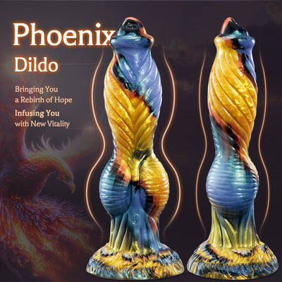 Phoenix Animal Texture 7 Thrusting Vibrating Big Sucker Monster Dildo 10.23 Inch Phoenix Animal Texture 7 แท่งดูดขนาดใหญ่พร้อมระบบสั่นสะเทือน ขนาด 10.23 นิ้ว