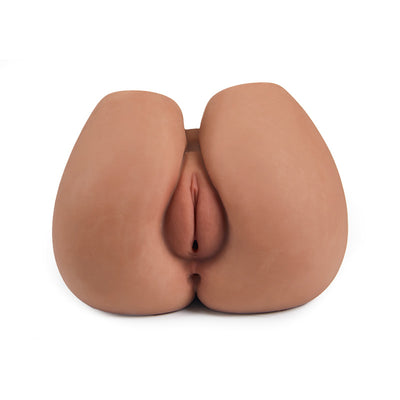 Realistic Butt with Beautiful Alluring Pussy Real Vaginal Big Ass Half Body Beauty Leg Sex Dolls Male Masturbation Cup Anus Strapon Dual Channel Realistic Pussy Sex Toys 5.5 LB Realistic Vibrating Butt with Dual Channel