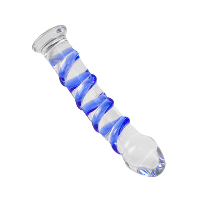 Crystal Glass Dildo with Suction Cups for G-spot Stimulation 6.88 Inches Female sex toys silicone dildo masturbator