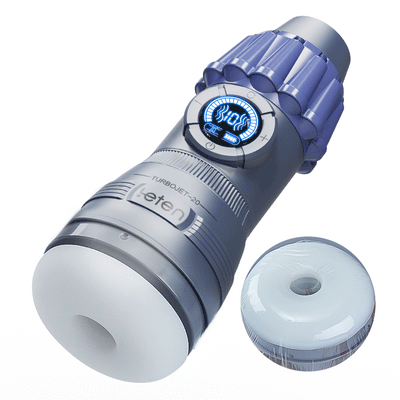 Leten 10 Suctions 10 Vibrations with Sexy Female Moaning Bullet-style Halloween Cosplay Masturbator Men's electric masturbator massager