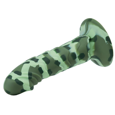Camouflage Simulated Anal Plug with Suction Cup Crystal Glass Dildo with Suction Cups for G-spot Stimulation 6.88 Inches Female sex toys silicone dildo masturbator