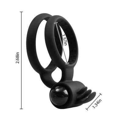 Wade Vibrating Battery-powered Cock Ring for Clitoris & Testicles Stimulation Lasting Stronger Vibrator Wade Vibrating วงแหวนสั่นแบบใช้แบตเตอรี่สำหรับกระตุ้นคลิตอริสและอัณฑะ เครื่องสั่นที่แรงและยาวนาน