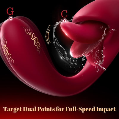 Yeizzy Clitoral Licking G Spot Vibrating & Swinging StimulatorVibrator for her   Yeizzy เครื่องกระตุ้นการเลียคลิตอริส G Spot แบบสั่นและแกว่ง