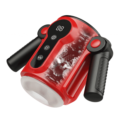 Calvin 9 Thrusting & Vibrating Massage Training and Masturbator 2 IN 1 Sex Toy