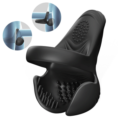 Male sex toys increase interest and stimulate the clitoris 10-Pattern Vibrations Balls Dense Tickler Penis Ring