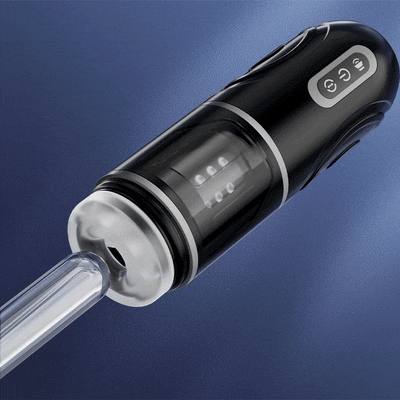 Chainsaw 7 Thrusting Rotation Automatic Masturbator with Suction Base ของเล่นทางเพศสำหรับผู้ชาย เครื่องช่วยสำเร็จความใคร่แบบไฟฟ้า