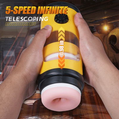 Bombee 5 Speed Thrusting Heating Male Sex Toy ของเล่นทางเพศสำหรับผู้ชาย เครื่องช่วยสำเร็จความใคร่แบบไฟฟ้า