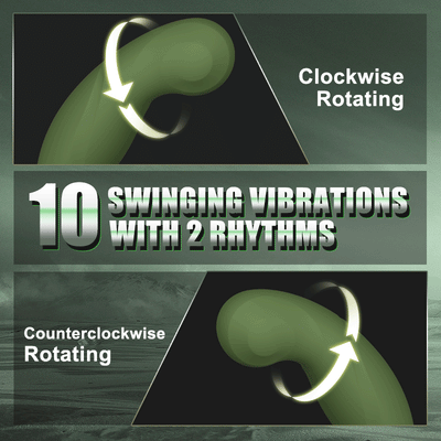 【Free Lube!】Logan 10 Vibrating & Swinging Prostate Massager with 2 Cock Rings for Men and Couple Gay Pleasure 【หล่อลื่นฟรี!】เครื่องนวดต่อมลูกหมากแบบสั่นและแกว่ง Logan 10 พร้อมแหวนรัดอวัยวะเพศชาย 2 ชิ้น สำหรับผู้ชายและคู่รักเพื่อความสุขแบบเกย์