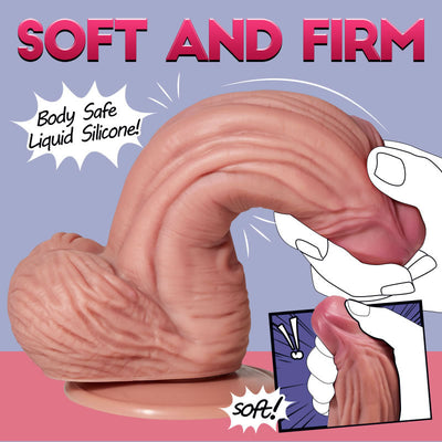 Female sex toys silicone dildo masturbator Lifelike Silicone G-spot Dildo with Suction Cup 7.87 In