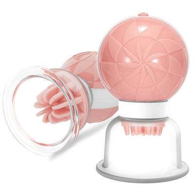 10 Vibrating & Rotating Nipple Stimulator 10 Vibrating App Controlled Semi-curved Nipple Stimulator Female sex toys electric remote control masturbator sucking nipples