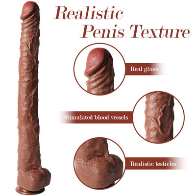 Gavin  22.04 Inch Long Big Dildo for  Experienced Players Female sex toys silicone dildo electric masturbator