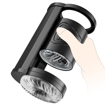 เครื่องช่วยสำเร็จความใคร่แบบถอดออกได้พร้อมระบบบีบและดันด้วยมือสไตล์ William Piston สำหรับผู้ชาย William Piston-Style Manual Thrusting & Squeezing Detachable Multifunctional Male Masturbator