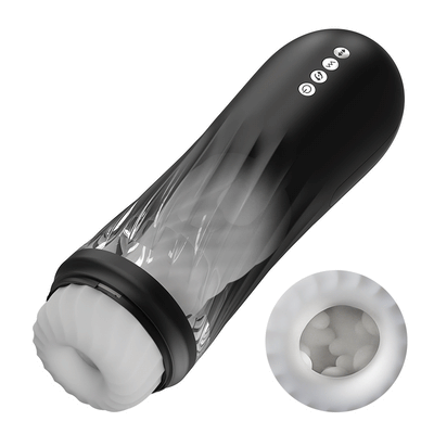 Dreamer - 3 Rotating 5 Thrusting 5 Vibrating Heating Male Stroker เครื่องสั่นหัวคู่สำหรับผู้ใหญ่ผู้ใหญ่เซ็กซ์ทอยสำหรับผู้ชายวัยช่วยตัวเอง18 + พร้อมอุปกรณ์ช่วยตัวเอง