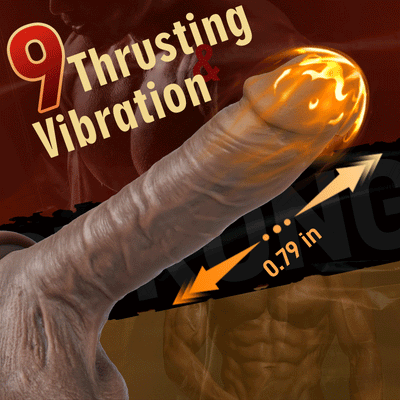Bruno App Controlled Thrusting Vibrating Swing Handfree Realistic Dildo 8.27 IN ของเล่นทางเพศสำหรับผู้หญิง เครื่องสั่นซิลิโคน เครื่องช่วยสำเร็จความใคร่
