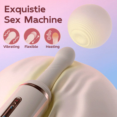 Pyro Heating 7 Thrusting & Vibration 2 In 1 Dildo Machine