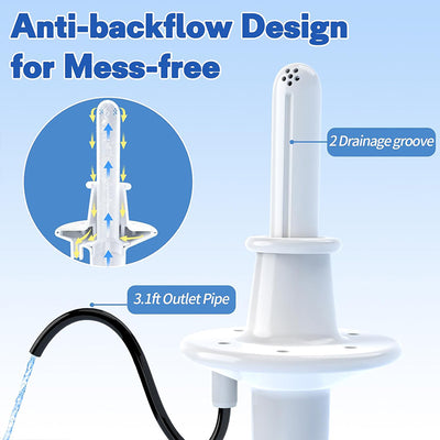 4 In 1 Cleaner with 12 Dual-Sided Holes Anal Douches