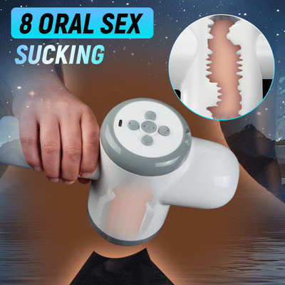 Jackson Self-Lube 8 Thrusting & Sucking Handheld Male Masturbator Male Sex Toy Men's electric masturbator massager