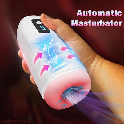 Male sex toys electric masturbator Little Fox 8 Vibration Voice Function Masturbator ของเล่นทางเพศสำหรับผู้ชาย เครื่องช่วยสำเร็จความใคร่แบบไฟฟ้า Little Fox 8 Vibration Voice Function Masturbator