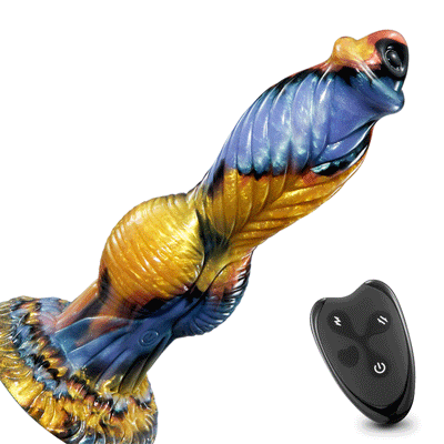 Phoenix Animal Texture 7 Thrusting Vibrating Big Sucker Monster Dildo 10.23 Inch Phoenix Animal Texture 7 แท่งดูดขนาดใหญ่พร้อมระบบสั่นสะเทือน ขนาด 10.23 นิ้ว
