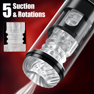 Bestvibe 5 Rotating 5 Sucking 7 Vibrating Masturbator & Training 2 IN 1 Adult Toys Bestvibe 5 เครื่องช่วยสำเร็จความใคร่แบบหมุน 5 เครื่องดูด 7 เครื่องสั่นและฝึกสอน 2 ใน 1 ของเล่นสำหรับผู้ใหญ่