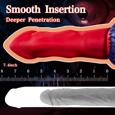 Foxy 8.4 IN Reaper Silicone Monster Knot Dildo บิ๊กโบว์สุนัข Dildo Sex เครื่องมือสำหรับผู้หญิงปลอม Anal อวัยวะเพศชายช่องคลอดกระตุ้นสัตว์ Didlos Anus ของเล่นเร้าอารมณ์ผลิตภัณฑ์สำหรับผู้ใหญ่