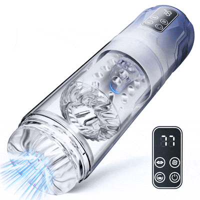 Iron Man 7 Thrusting And Rotating Suction Masturbator Pocket Pussy Male Masturbators Men's electric masturbator massager