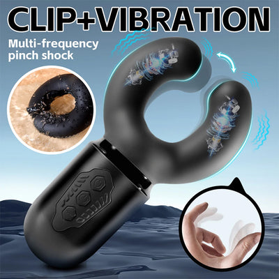 Men's Desensitization Trainer With Automatic Massage Clamp – Electric Glans Sensitivity Exerciser Men's sex toys for enlargement and enhancement