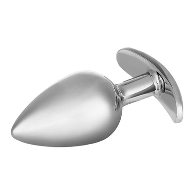 Sex toys for men and women Anal toys Butt plugs Silver Jewelled Aluminium Beginner's Butt Plug 2.7 Inch