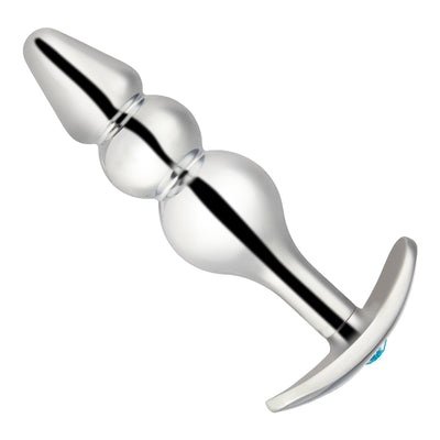 Sex toys for men and women Anal toys Butt plugs Power Aluminium Jewelled Butt Plug 3.9 inch ของเล่นทางเพศสำหรับผู้ชายและผู้หญิง ของเล่นทางทวารหนัก ปลั๊กก้น ปลั๊กก้นอะลูมิเนียมประดับอัญมณี 3.9 นิ้ว