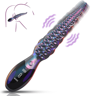 Octopus - Realistic LED Display Tentacle G-Spot Vibrator for Anal Vagina Stimulation Octopus - หนวดปลาหมึกพร้อมจอ LED ที่สมจริงสำหรับกระตุ้นช่องคลอดทางทวารหนัก