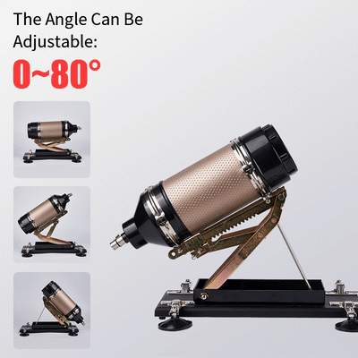 Automatic Sex Machine with 7 Attachments Dildos & Masturbator Cup 80° Adjustable Climax Engine เครื่องเซ็กส์อัตโนมัติพร้อมอุปกรณ์เสริม 7 ชิ้น ดิลโด้และถ้วยช่วยสำเร็จความใคร่ ปรับมุมได้ 80° Climax Engine
