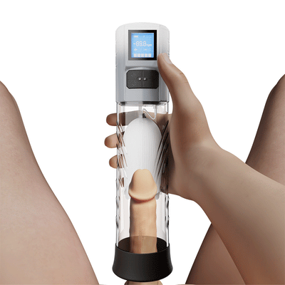 10 Vibrating & 6 Sucking Vacuum Penis Pump Male Penis Extender