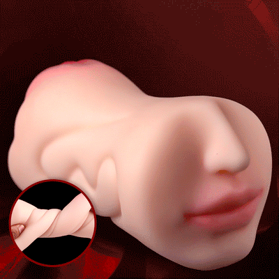 2 in 1  3D Textured Clitoris Oral Pocket Pussy 1.76 lbs ชายอมควยคัพ Masturbator นุ่มจริงยางปลอมพ็อกเก็ตหี Thrust ช่องคลอดประดิษฐ์ Man Mouth การสำเร็จความใคร่ของเล่น