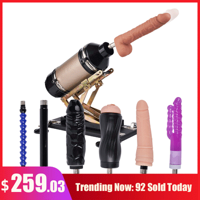 Automatic Sex Machine with 7 Attachments Dildos & Masturbator Cup 80° Adjustable Climax Engine เครื่องเซ็กส์อัตโนมัติพร้อมอุปกรณ์เสริม 7 ชิ้น ดิลโด้และถ้วยช่วยสำเร็จความใคร่ ปรับมุมได้ 80° Climax Engine