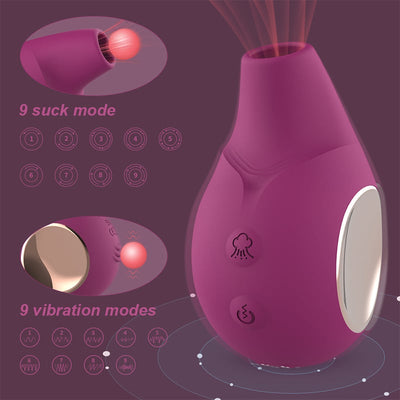 ของเล่นทางเพศสำหรับผู้หญิงสำหรับดูดคลิตอริส Penny - 9 Sucking & Vibrating Clitoral Suction Vibrators Nipple Toys