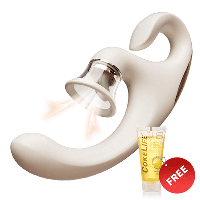 【Free Lube 200ml】Clitoral Arousal Tongue Licking Suction Vibration Triple Stimulation Massager เครื่องนวดกระตุ้นคลิตอริสด้วยการดูดลิ้นเพื่อกระตุ้นคลิตอริส 3 ระดับ