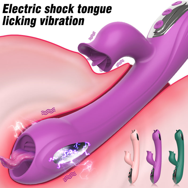10 Clitoral Double Licking Mode Vibrators for Women G Spot Soft Tongue Stimulating Sexy Toys Adult Masturbation Supplies 18