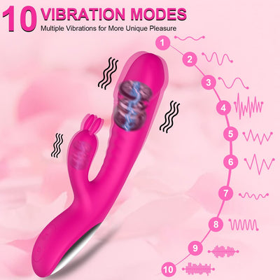 2022 Newest Rabbit Vibrator for Women G-Spot Vagina Massager Female Masturbator Clitoris Stimulator Sex Toy Female for Adults 18