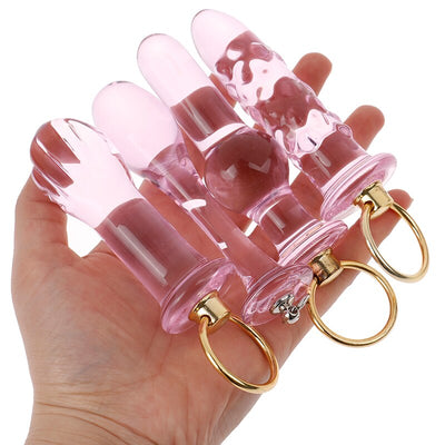 Crystal Glass Butt Plug Anal Sex Toys Anal Plug Glass Dildo Prostata Massager Anal Beads Butt Plug Sex Toys Women Men Gay