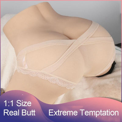 DRAIMIOR Big Soft Sexy Hip 5D Vagina Realistic Pussy Ass Anal Sex Doll Erotic Male Passion Cup Masturbator Sex Toys for Men