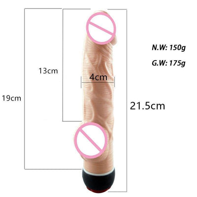 Dildo Soft Realistic Penis Sex Toys for Woman Vagina Massager Multi-speed Vibrating Stimulator Dicks Clitoris G-spot Vibrators
