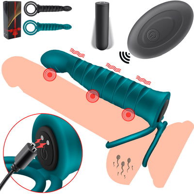 Double Penetration Dildo Vibrator Wireless Remote Control Strapon Sex Toys Anal Plug G-spot Couple Sex Toys Tied To The Penis